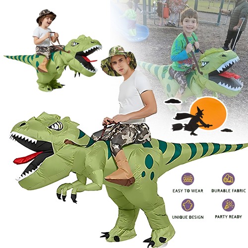 Rex inflatable costume - t-rex,