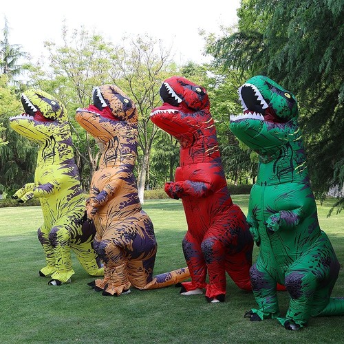 Rex inflatable costume adult - inflatable,