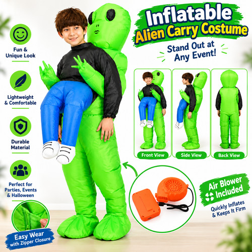 Inflatable alien costume - inflatable,