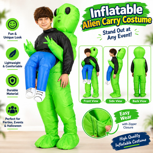 Inflatable alien costume - inflatable,