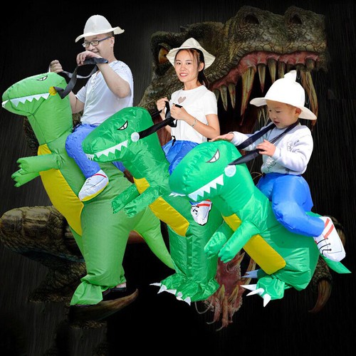 Inflatable dinosaur costume - inflatable, t