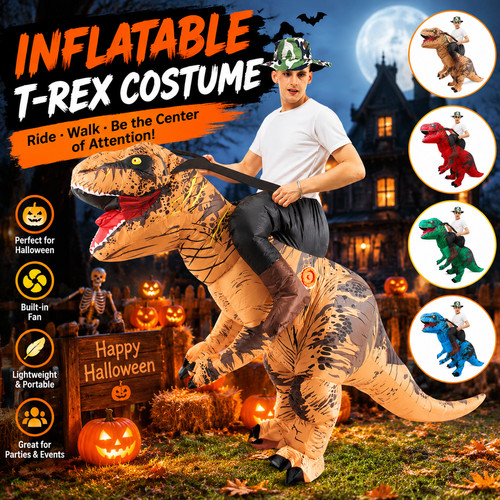 Rex dinosaur inflatable - t-rex,