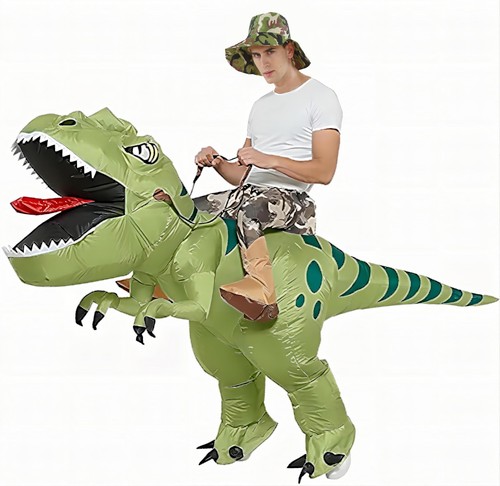 Inflatable dinosaur costume - dinosaur,