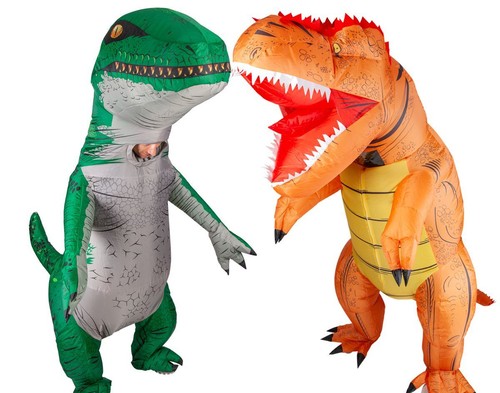 Inflatable dinosaur costume - dinosaur,