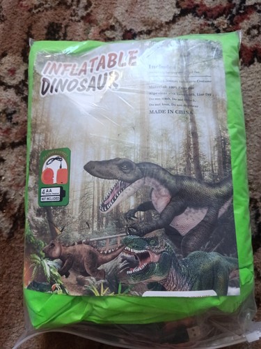 Inflatable dinosaur costume - dinosaur,