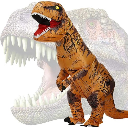 Rex inflatable costume adult - t-rex,