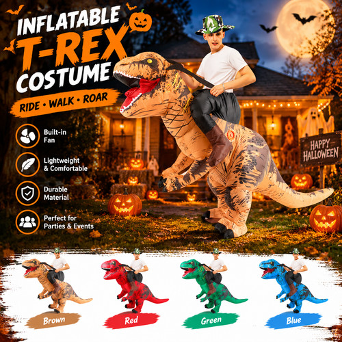 Rex dinosaur inflatable - t-rex,