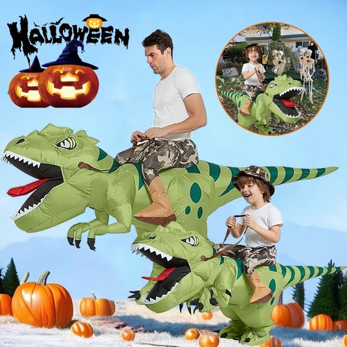 Inflatable dinosaur costume - inflatable,