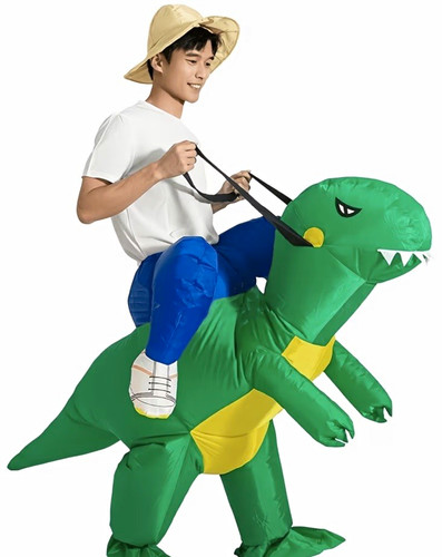 Inflatable dinosaur ride - dinosaur, ride-on
