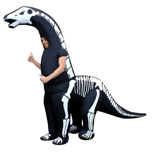 Inflatable skeleton diplodocus - skeleton,