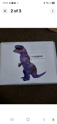 Inflatable dinosaur costume - dinosaur,