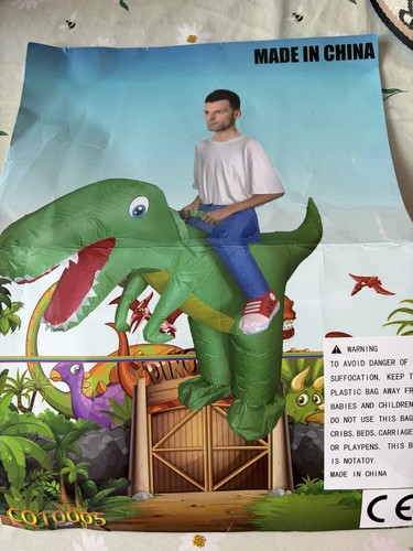 Rex dinosaur inflatable - dinosaur,
