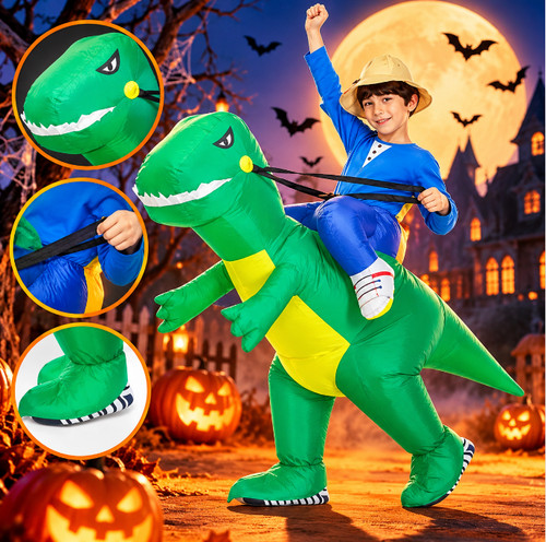 Halloween inflatable rex - inflatable, t-rex