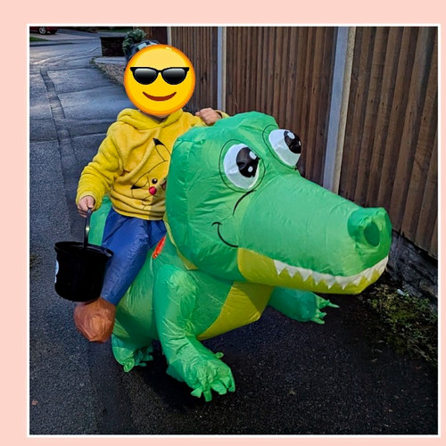 Kids inflatable dinosaur - kids,