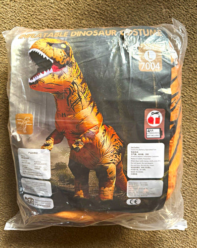 Inflatable rex dinosaur - inflatable, t-rex