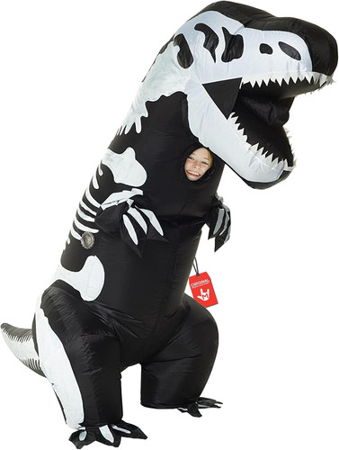 Skeleton inflatable dinosaur - skeleton,