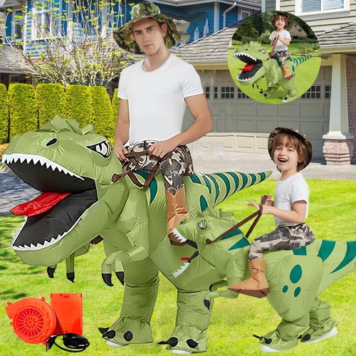 Inflatable dinosaur costume - inflatable,
