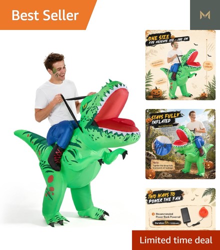 Adult inflatable horse alien - adult,