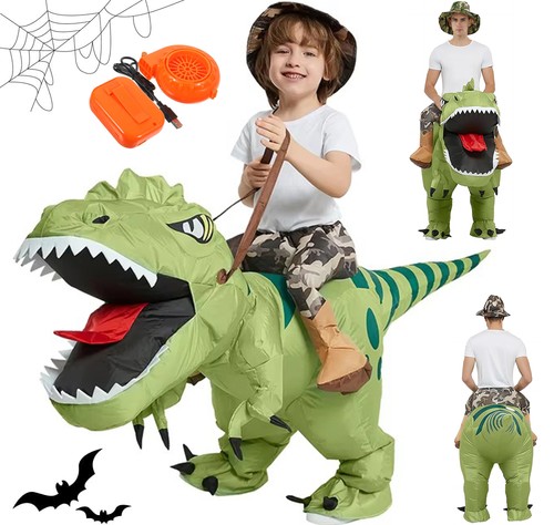 Inflatable dinosaur costume - inflatable,