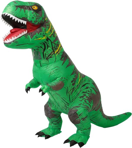 Rex inflatable costume - t-rex, adult