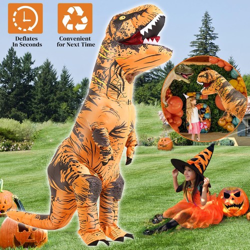 Inflatable dinosaur costume - dinosaur,