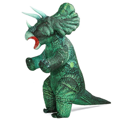 Inflatable triceratops costume - inflatable,