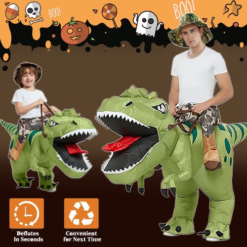 Inflatable dinosaur costume - dinosaur,