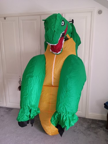 Inflatable dinosaur costume - inflatable,