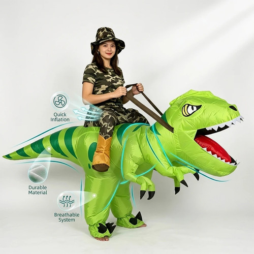 Inflatable rex dinosaur - t-rex,