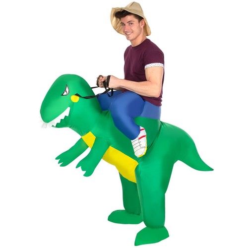 Inflatable rex costume adult - rex,